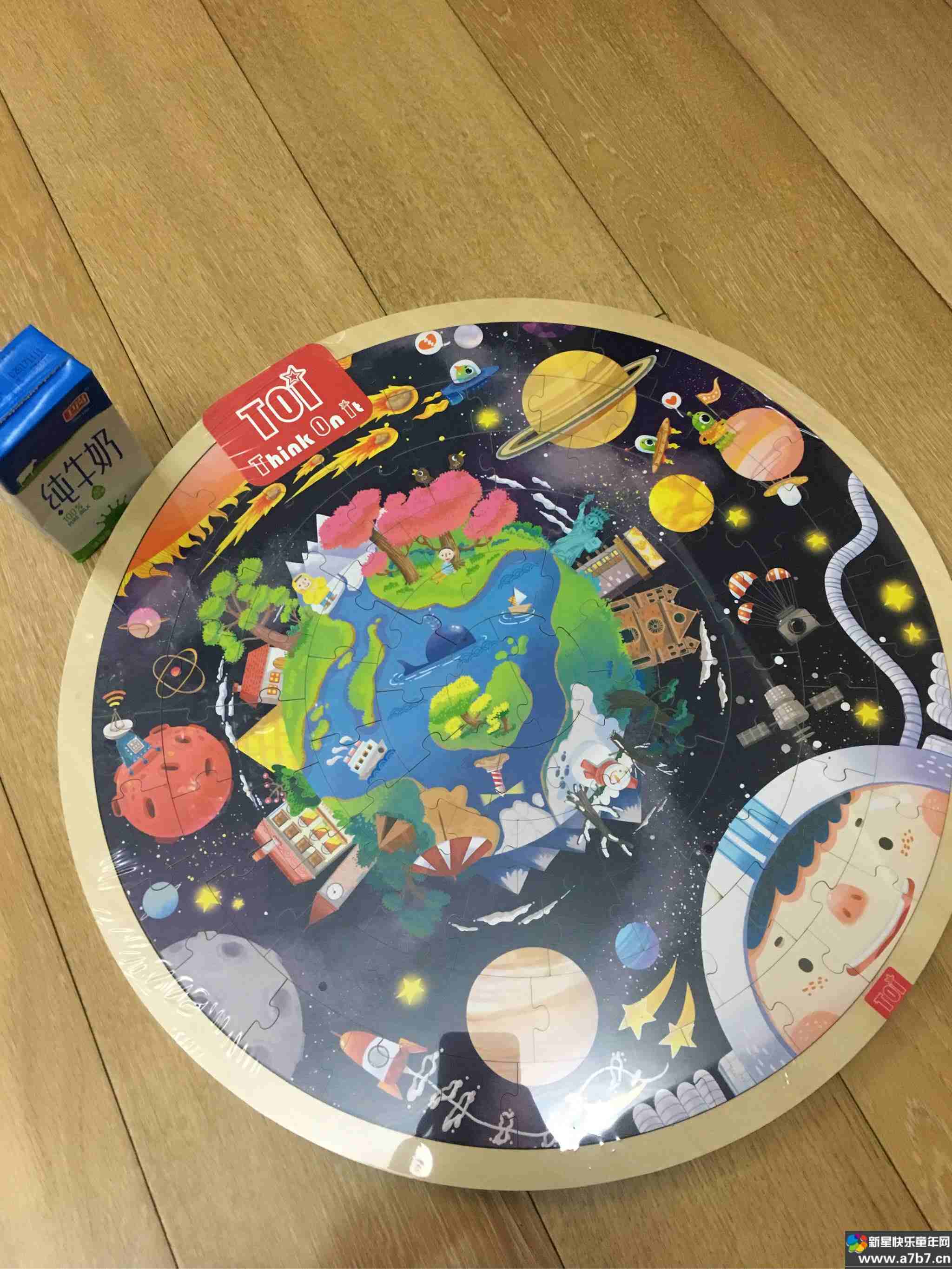 美国TOI 儿童拼图玩具太阳系