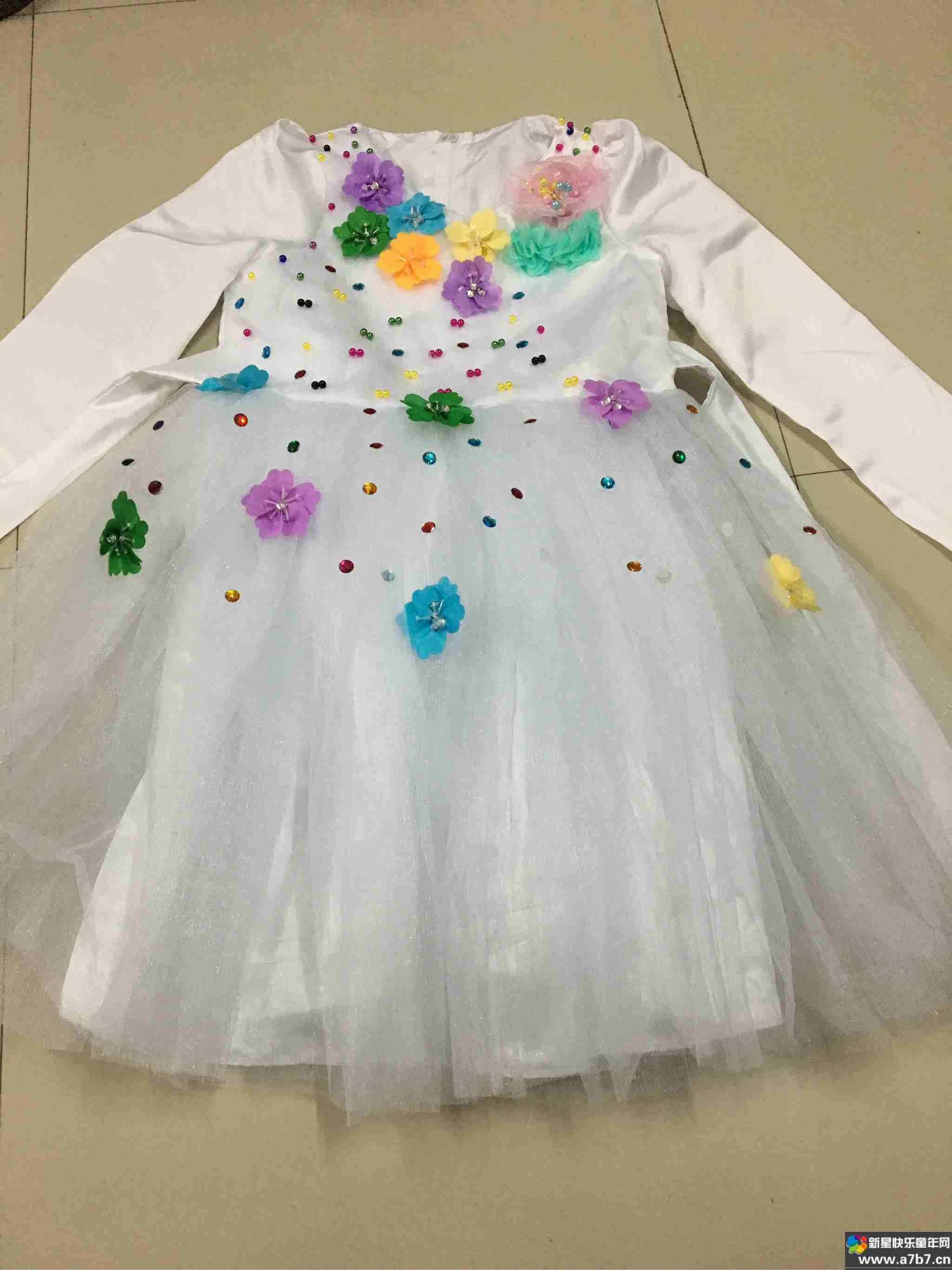 儿童公主蓬蓬裙演出服