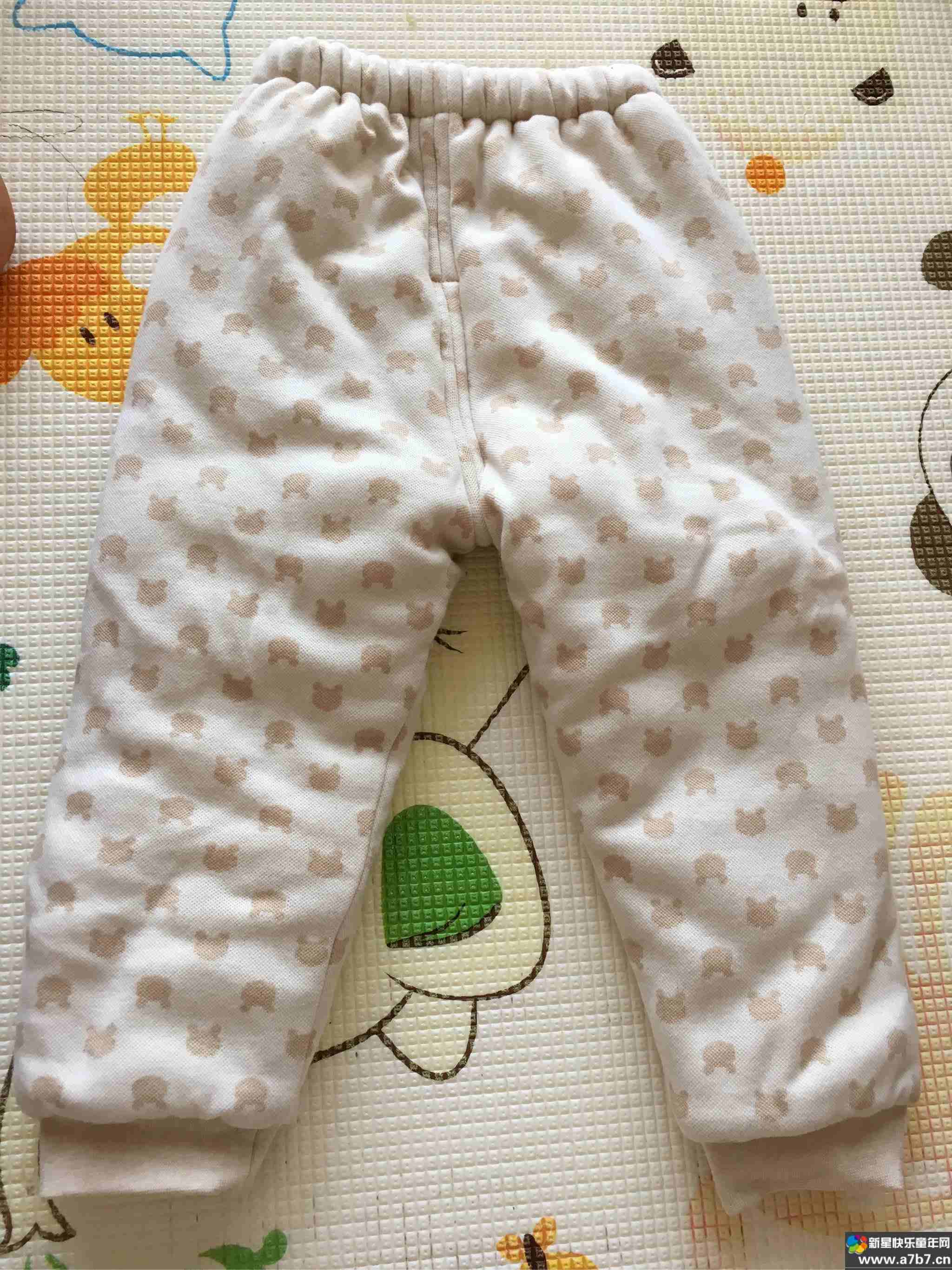婴儿加厚保暖衣彩棉套装