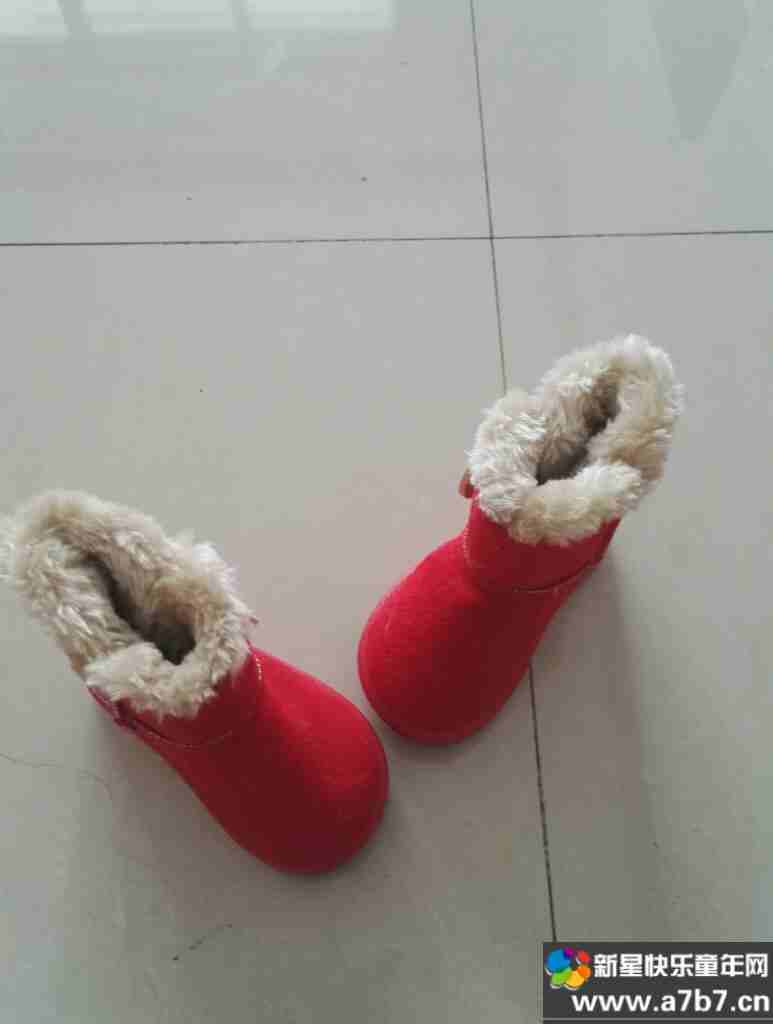 冬季儿童雪地靴宝宝棉鞋加绒保暖